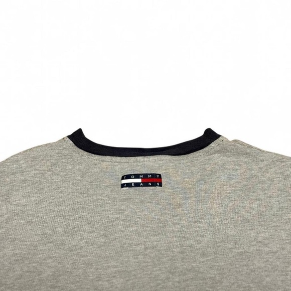 Tommy Hilfiger Gray V-Neck Tee - Picture 5 of 5